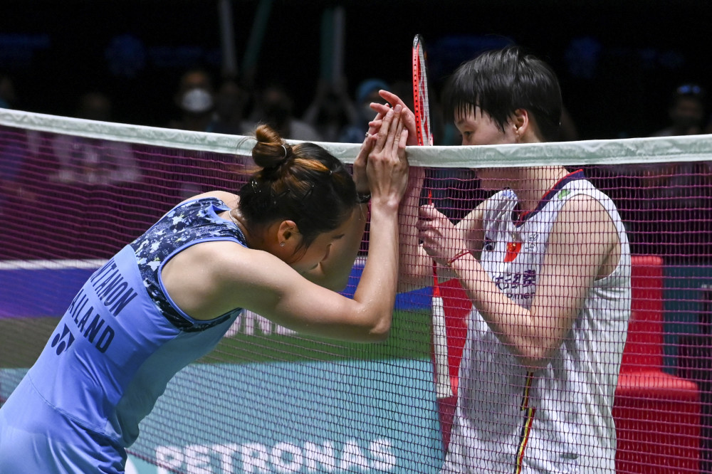 马来西亚羽毛球队完胜韩国羽毛球队，马琳高光表现